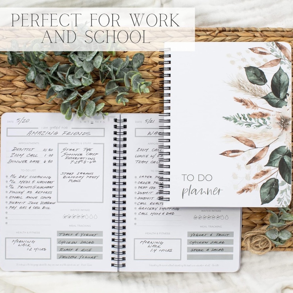 Simplified To Do List Planner Notebook NWT